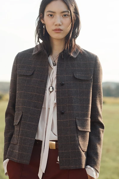 LIMITED EDITION PLAID BLAZER