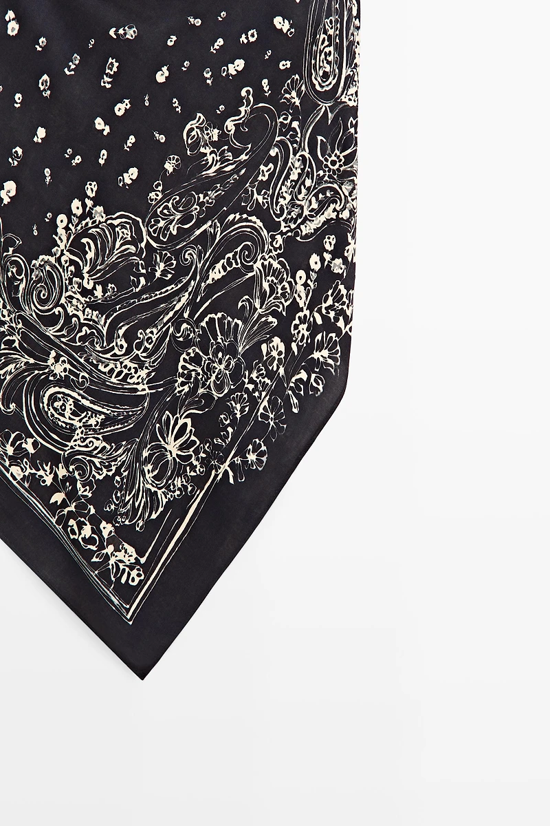 Top fluide motif cachemire