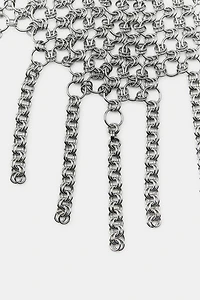 FRINGED RING MESH BELT