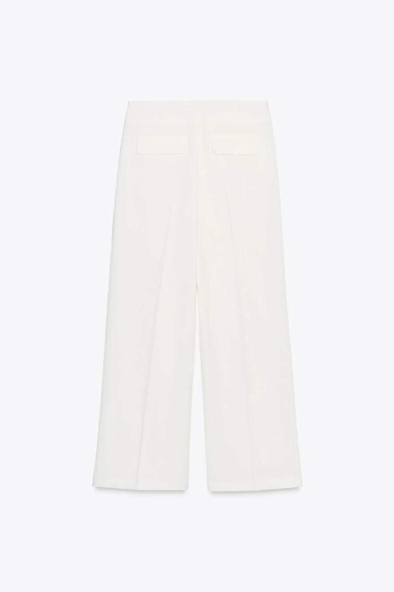 PANTALON LARGE À PINCES