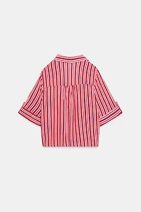 FLOWY STRIPED SHIRT