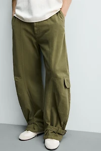 CARGO PANTS WITH SIDE LOOPS