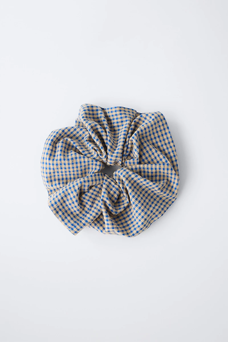 GINGHAM HAIR TIE