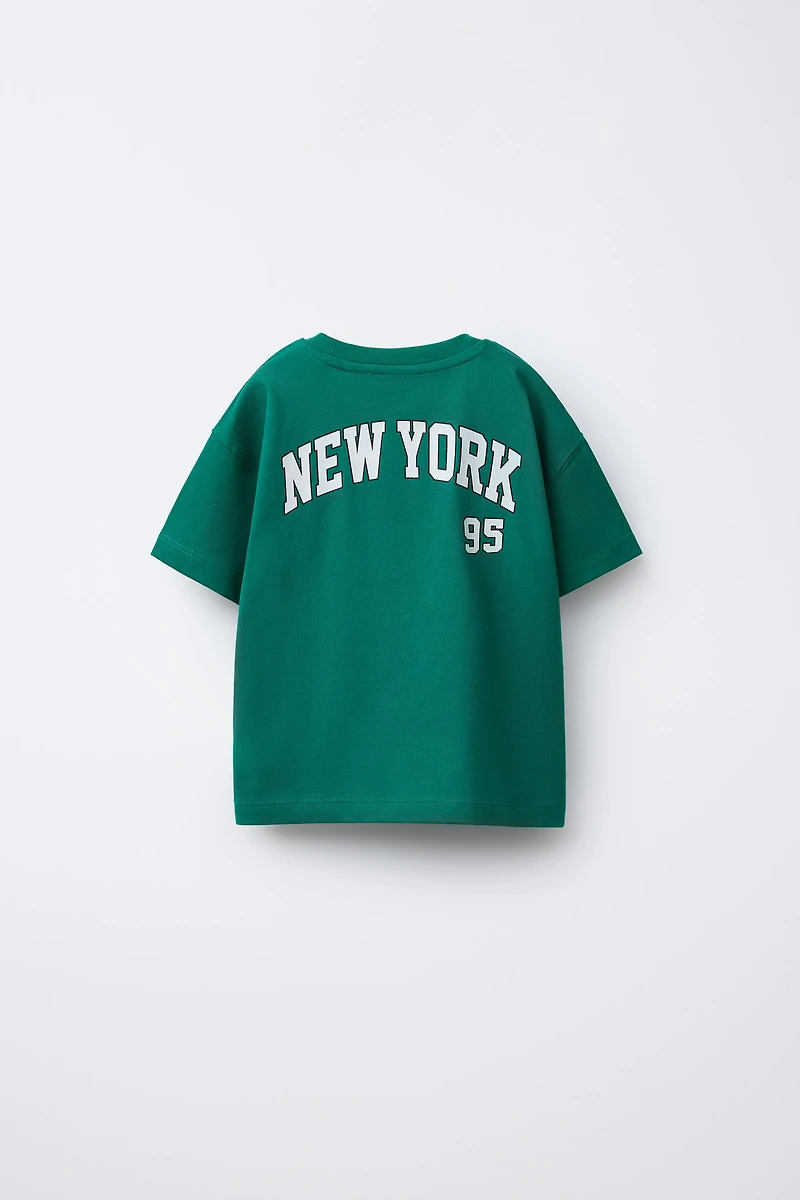 JOGGING TEXT T-SHIRT