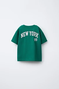 JOGGING TEXT T-SHIRT