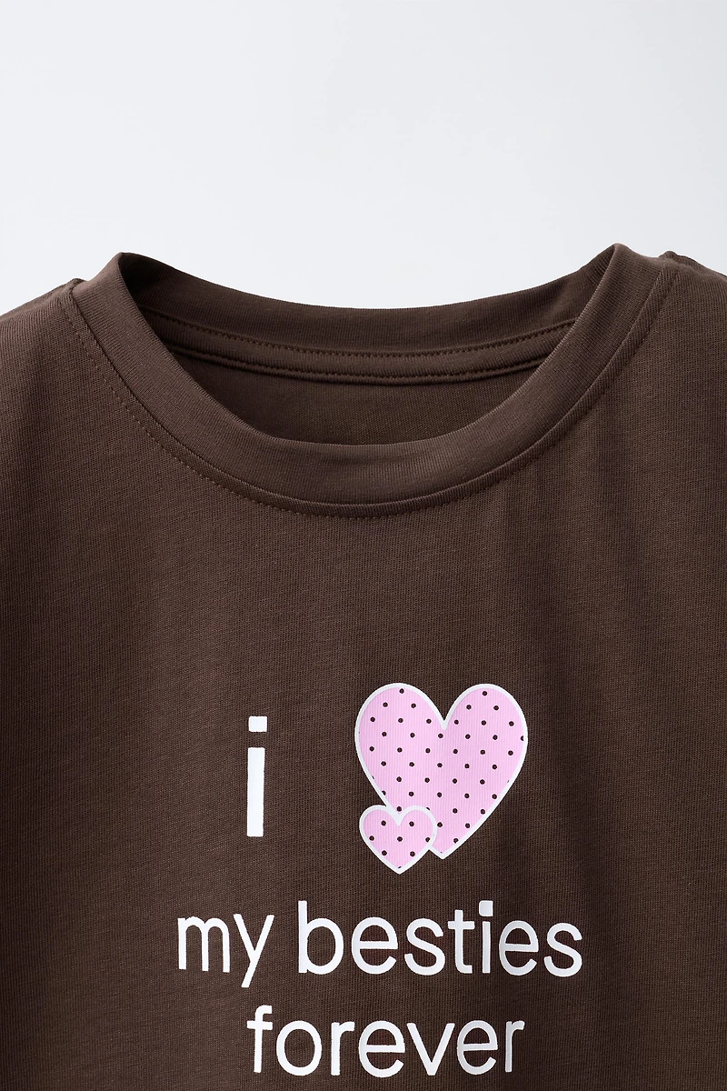 T-SHIRT IMPRIMÉ À INSCRIPTION