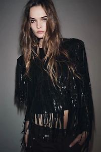 ZW COLLECTION LIMITED EDITION FRINGED JACKET