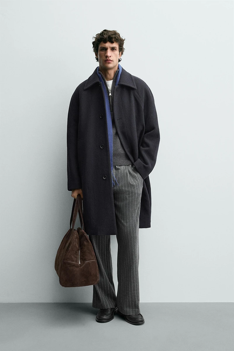 MANTEAU STRUCTURÉ AVEC LAINE