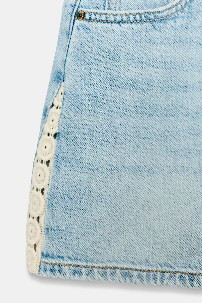 Z1975 CROCHET COMBINATION SHORTS