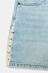 Z1975 CROCHET COMBINATION SHORTS