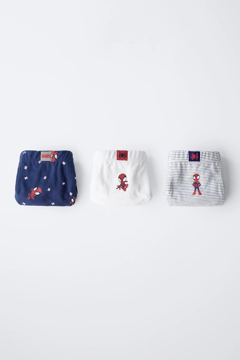 1 1/2-6 ANS/ PACK DE TROIS SLIPS SPIDEY © MARVEL