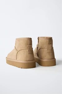 LINED ANKLE BOOTS