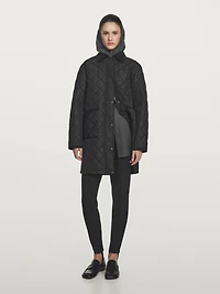 Lightweight water-repellent puffer jacket