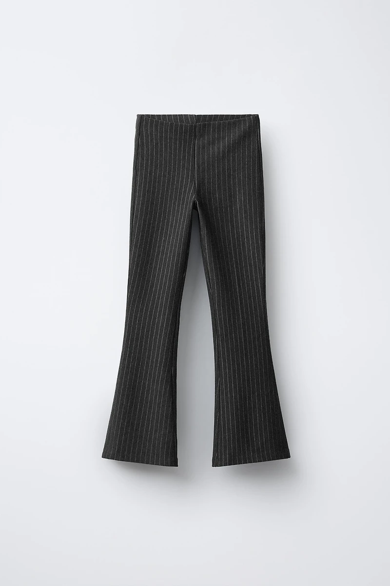 PINSTRIPE FLARE PANTS