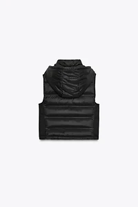 GILET SANS MANCHES MATELASSÉ COMBINÉ