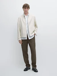 Pantalon de jogging 100 % lin