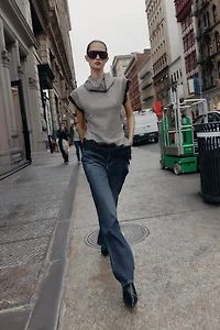 HOUNDSTOOTH LACE TOP