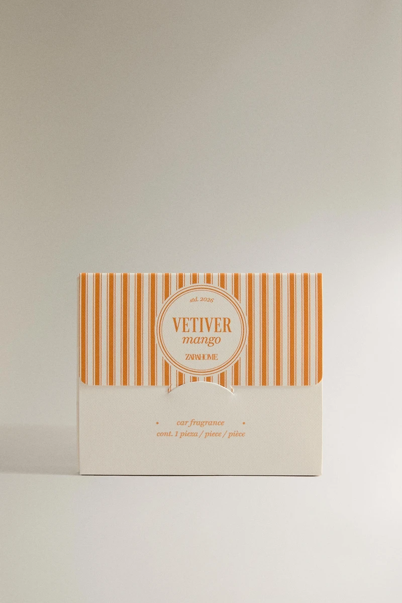 VETIVER MANGO CAR AND CLOSET AIR FRESHENER