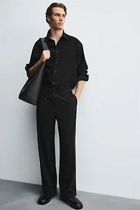 RELAXED FIT FLOWY PANTS