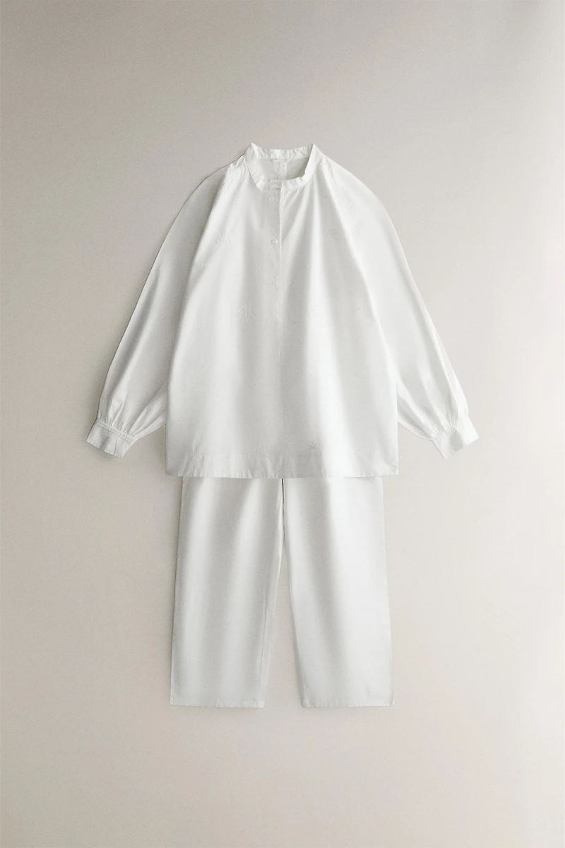 EMBROIDERED COTTON SHIRT