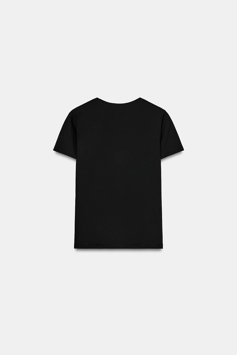 INTERLOCK V-NECK T-SHIRT