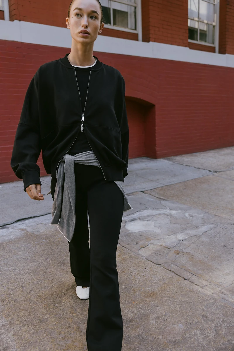 INTERLOCK FLARE PANTS