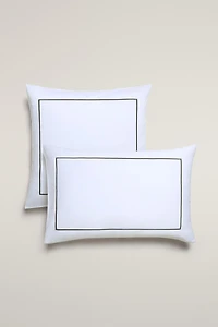 SATEEN PILLOWCASE WITH TRIM