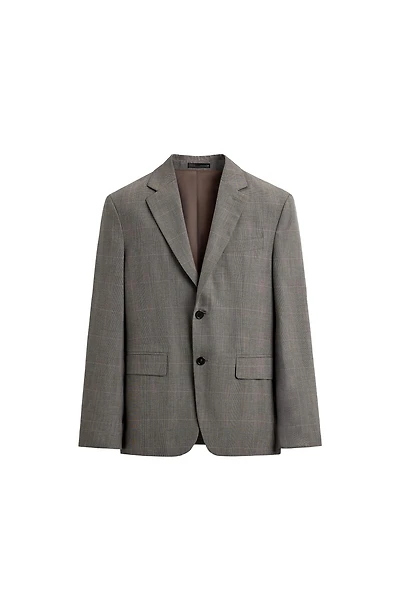PLAID SUIT BLAZER