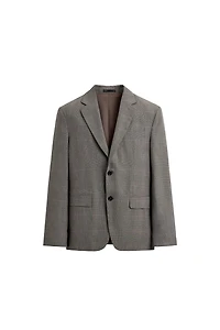 PLAID SUIT BLAZER