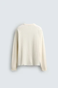 T-SHIRT STRUCTURE WAFFLE AARON LEVINE X ZARA