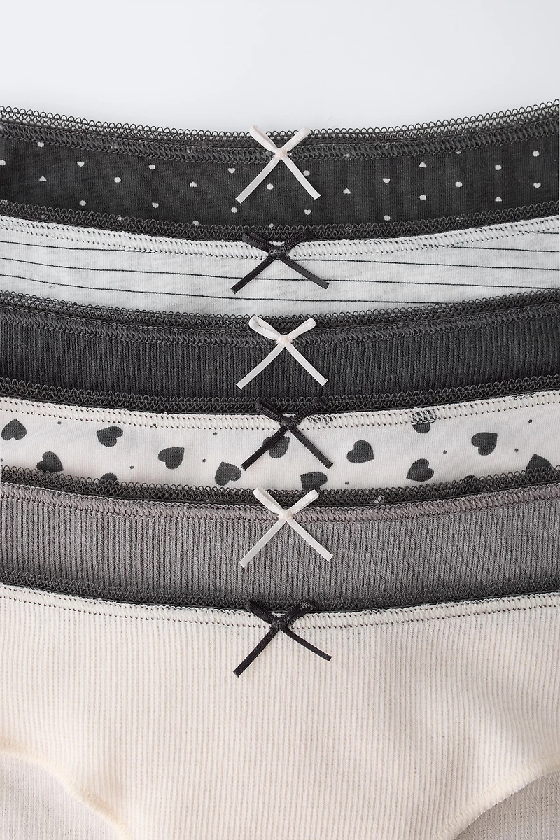 AGES 6-14 / SIX-PACK OF PRINTED UNDERWEAR