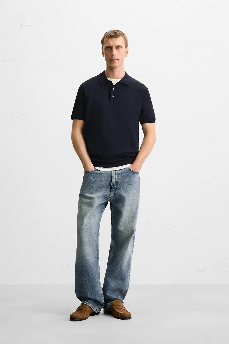 REGULAR FIT KNIT POLO
