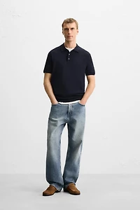 REGULAR FIT KNIT POLO