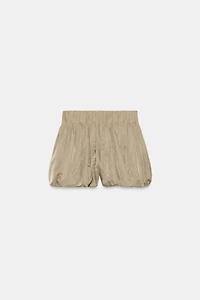 BALLOON SHORTS WITH BUCKLE