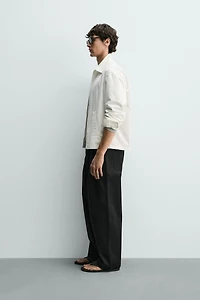 REGULAR FIT ZIP-UP OVERSHIRT