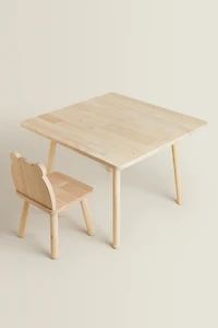 CHAISE BOIS OURSON