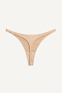 SILK LACE THONG