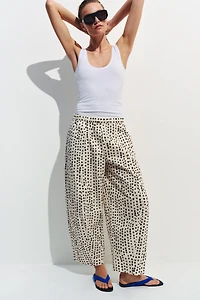 PANTALON STYLE PYJAMA À POIS ZW COLLECTION