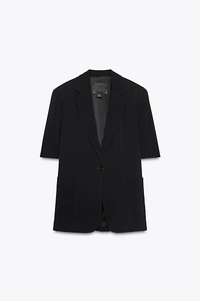 ZW COLLECTION SHORT SLEEVE BLAZER