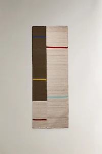 TAPIS DE COULOIR LAINE COTON SURPIQÛRE X COLLAGERIE
