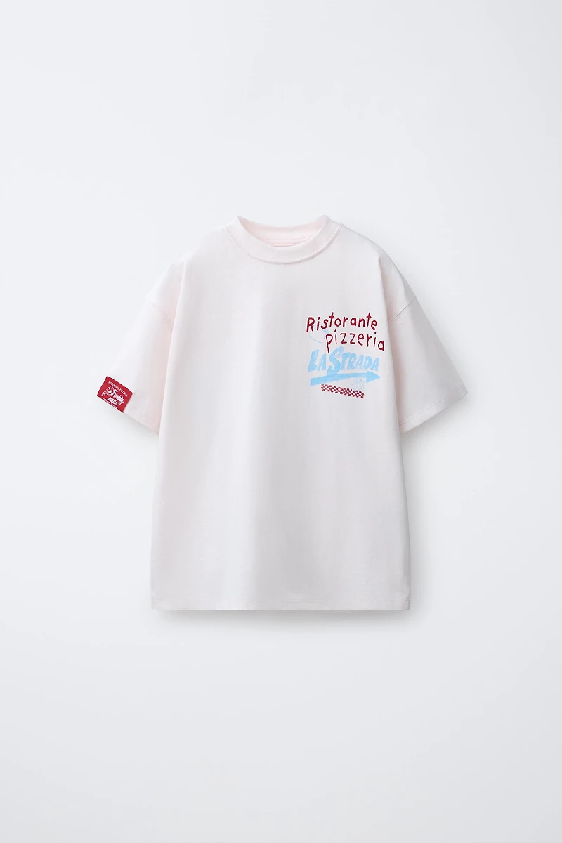 T-SHIRT IMPRIMÉ PIZZERIA