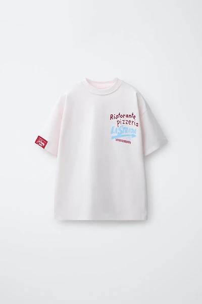 T-SHIRT IMPRIMÉ PIZZERIA