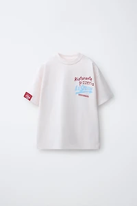T-SHIRT IMPRIMÉ PIZZERIA