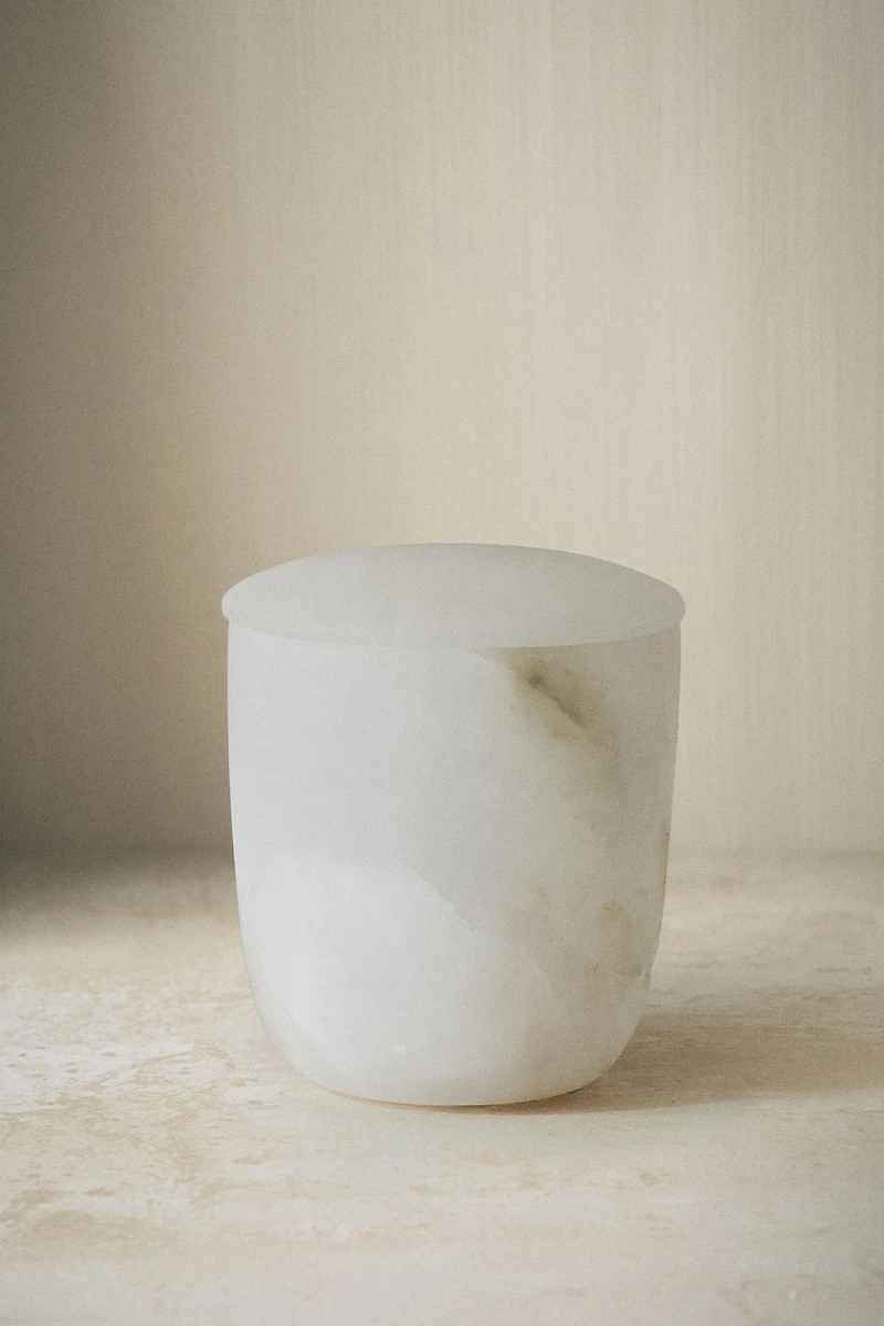 ALABASTER BATHROOM ORGANIZER JAR
