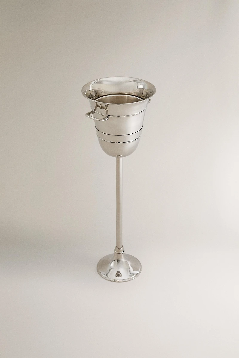 BRASS STANDING WINE COOLER