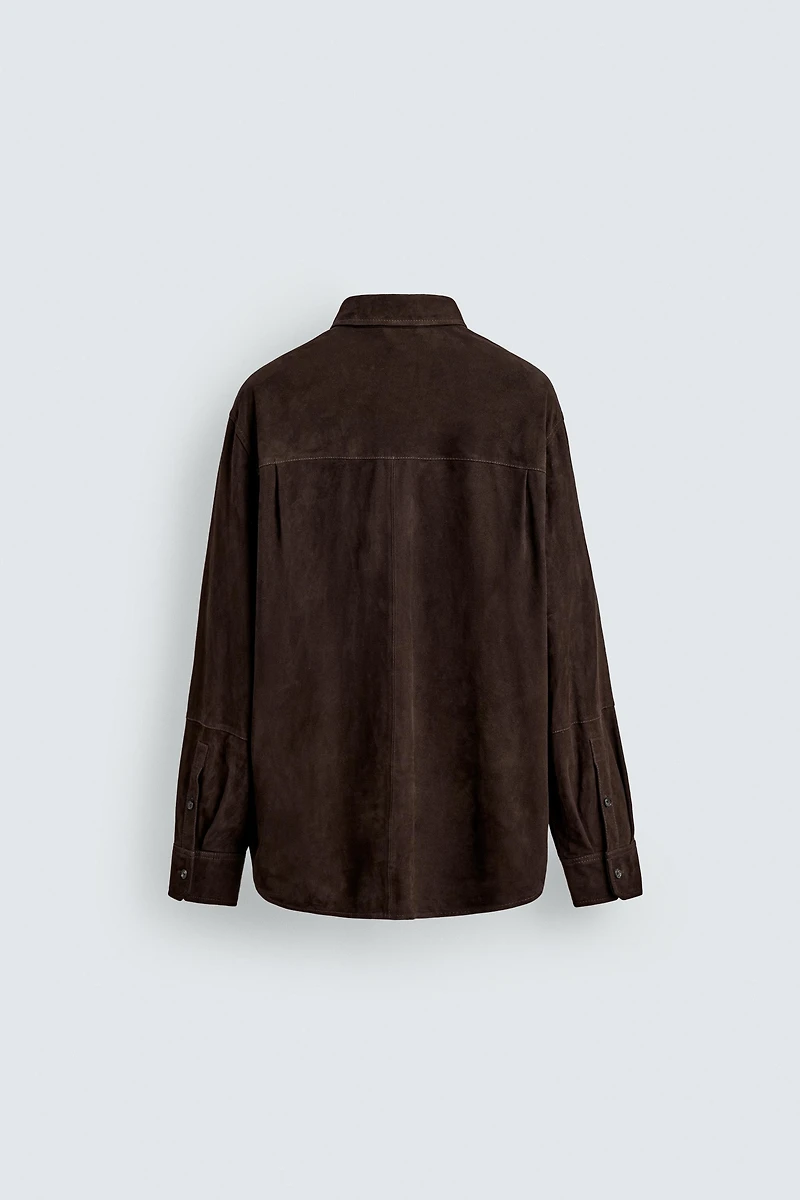 SUEDE LEATHER SHIRT