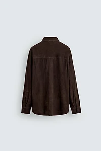 SUEDE LEATHER SHIRT