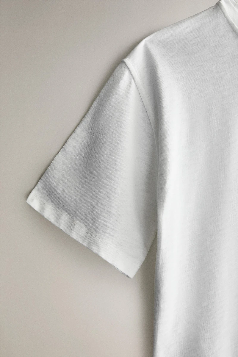 SHORT SLEEVE COTTON T-SHIRT