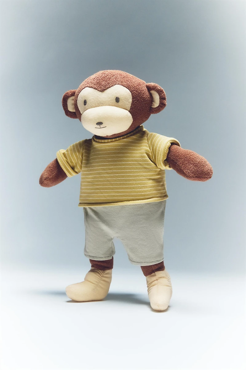 PELUCHE ENFANT SINGE MUSICAL