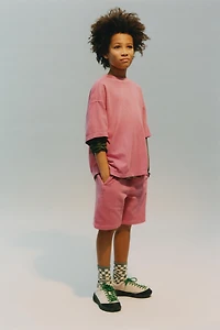ENSEMBLE T-SHIRT ET SHORT À INSCRIPTION